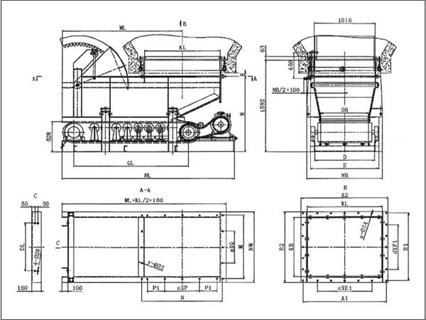 扇形閥門帶式（甲帶）給料機的承載能力較強、噪音低、整機使用壽命長