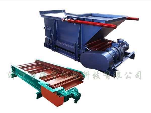 鏈板式給料機(jī)包括電控系統(tǒng)，電控系統(tǒng)包括就地控制系統(tǒng)和/或遠(yuǎn)程控制系統(tǒng)